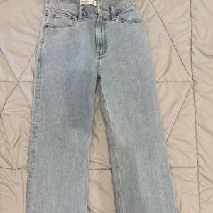 Abercrombie & Fitch Light Blue Straight Leg Jeans